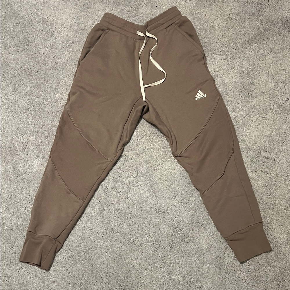 Adidas Taupe Jogger Pants